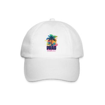 Vacances de l’équipage de la fête à Prague - Casquette classique - blanc/blanc - Devant
