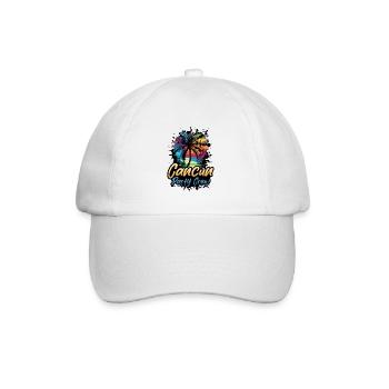 Vacances de l’équipage de fête à Cancun - Casquette classique - blanc/blanc - Devant