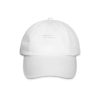 Linux joke sudo rm -rf N’essayez pas cela à la maison - Casquette classique - blanc/blanc - Devant