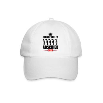 Enterrement de vie de garçon 2024 - Casquette classique - blanc/blanc - Devant