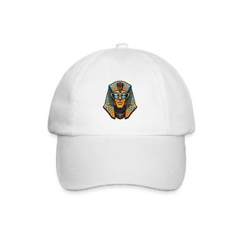 Crâne de pharaon Cool - Casquette classique - blanc/blanc - Devant