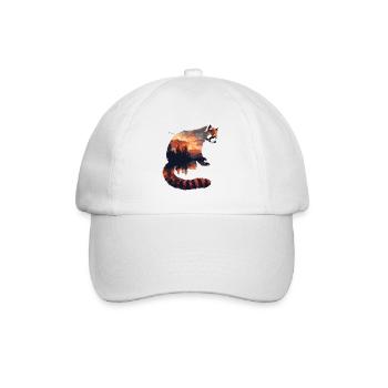 Panda roux Chat Ours Panda roux - Casquette classique - blanc/blanc - Devant
