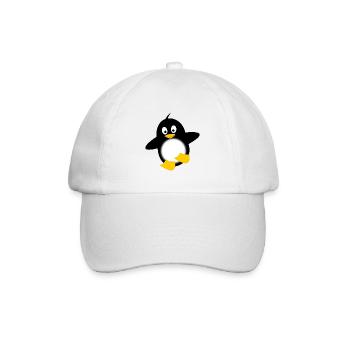 Little penguin - Baseballkappe - Weiß/Weiß - Vorne
