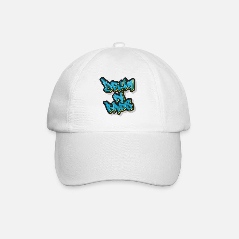 Rue DnB - Casquette classique - blanc/blanc