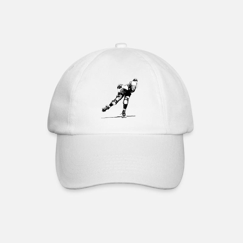 roller derby - Casquette classique - blanc/blanc