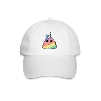 Merde de licorne - Casquette classique - blanc/blanc - Devant