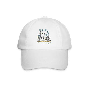 Fleurs - Casquette classique - blanc/blanc - Devant