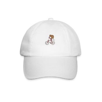 vélo de castor - Casquette classique - blanc/blanc - Devant