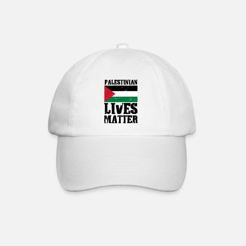 Palestinian Lives Matter - Casquette classique - blanc/blanc