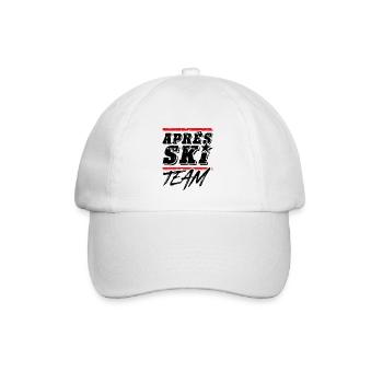 apres ski team - Baseballkappe - Weiß/Weiß - Vorne