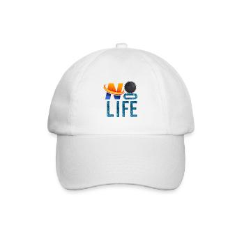 NO BOWLING NO LIFE - Baseball Cap - white/white - Front