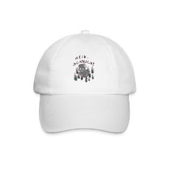 Heidschnucki - Baseballkappe - Weiß/Weiß - Vorne