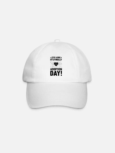 Step aside, it's finally adoption day - Baseball Cap - white/white