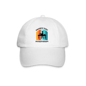 Physiotherapist Humorous Gift Saying Funny - Baseball Cap - white/white - Front