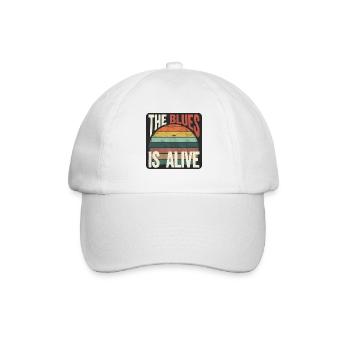 The Blues Lives Un design de blues vintage pour les fans de blues - Casquette classique - blanc/blanc - Devant