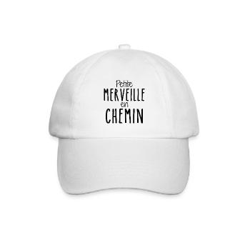 A little wonder along the way - Baseball Cap - white/white - Front