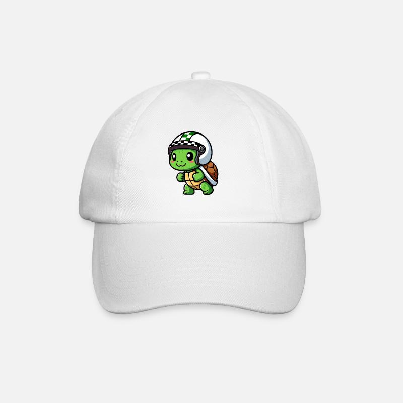 Speedster Racer Turtle Race Race - Baseball Cap - white/white