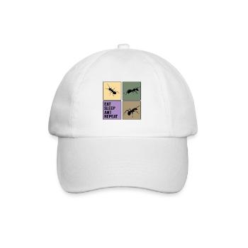 Ant colony of ants ant state - Baseball Cap - white/white - Front