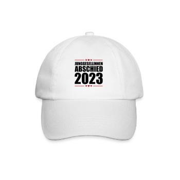 Jga 2023 Junggesellinnenabschied - Baseballkappe - Weiß/Weiß - Vorne