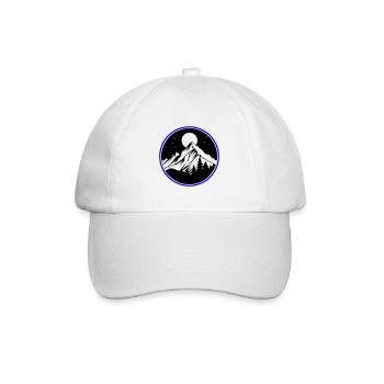 Mountains Nature Mountains Silhouette - Baseball Cap - white/white - Front