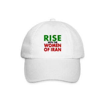 Rise with the women of iran - Casquette classique - blanc/blanc - Devant