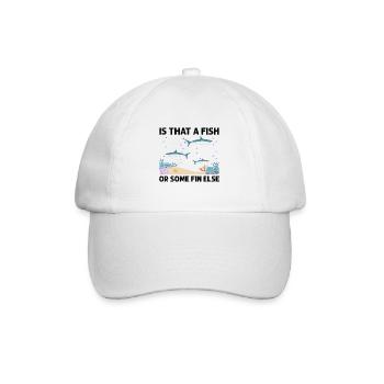 With Dolphins Swimming Dolphin Ocean Sea Mammal - Baseball Cap - white/white - Front