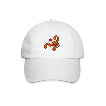 Noël comique du Scorpion - Casquette classique - blanc/blanc - Devant