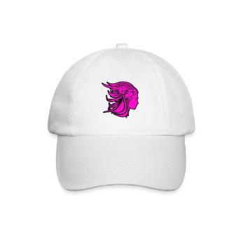 Viking Woman Viking Warrior - Baseball Cap - white/white - Front