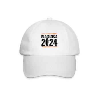 Mallorca 2024 Quote - Baseball Cap - white/white - Front