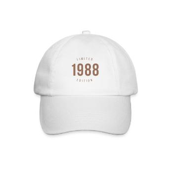 1988 Édition limitée Style rétro Cadeau d’anniversaire - Casquette classique - blanc/blanc - Devant