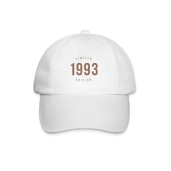 1993 Limited Edition Retro Style Birthday Gift - Baseball Cap - white/white - Front