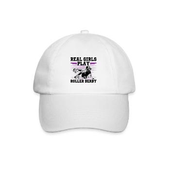 Roller Derby Filles - Casquette classique - blanc/blanc - Devant