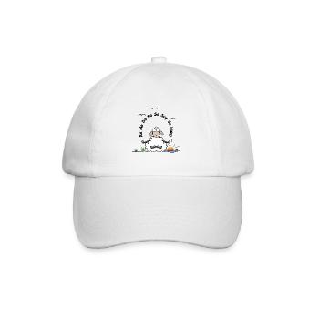 Des moutons avec le mantra de guérison - Casquette classique - blanc/blanc - Devant