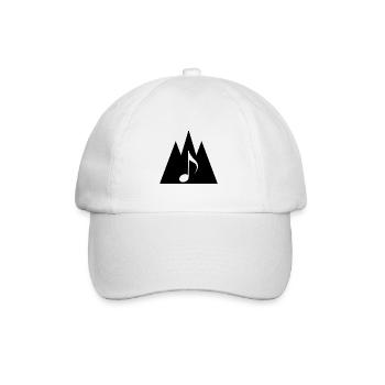Triangle Mountain et musique - - Casquette classique - blanc/blanc - Devant
