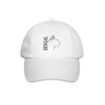 Bengal Profil Chats Chat Wilsigns - Casquette classique - blanc/blanc - Devant
