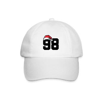 98 Numéro Noël - Casquette classique - blanc/blanc - Devant