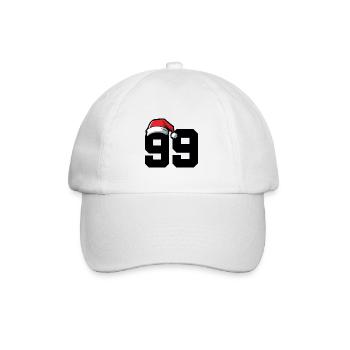 99 Numéro Noël - Casquette classique - blanc/blanc - Devant
