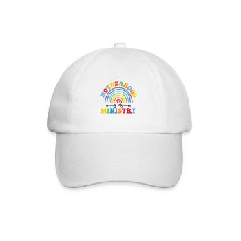 La maternité est mon ministère - Casquette classique - blanc/blanc - Devant