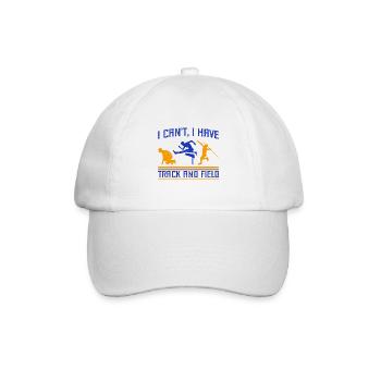 Track And Field Athletes I Can ́t Have - Baseball Cap - white/white - Front