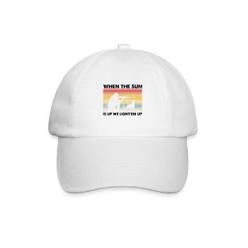 Funny Duck Hunting Design Hunter Hunting Duck Design - Baseball Cap - white/white - Front