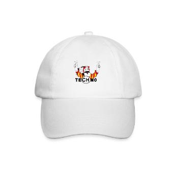 Techno, Wiltsch, Frech, Schweiz - Baseballkappe - Weiß/Weiß - Vorne