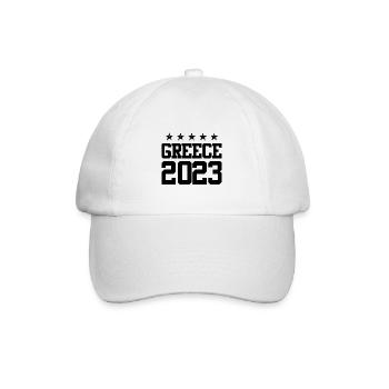 Grèce 2023 - Casquette classique - blanc/blanc - Devant