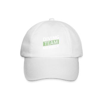 Diving Team - Baseball Cap - white/white - Front