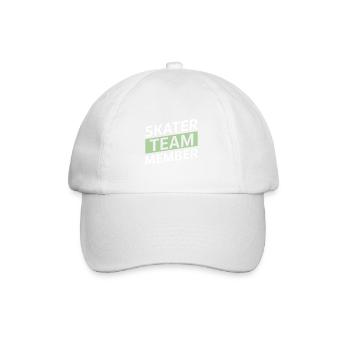 Skater Team - Baseball Cap - white/white - Front