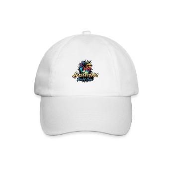 Vacances de l’équipage de fête à Amsterdam - Casquette classique - blanc/blanc - Devant