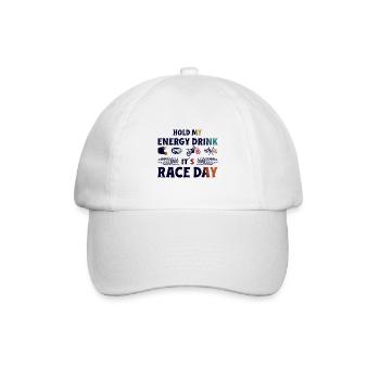 Dirt Bike Rider Race Race Day MX Motocross - Baseball Cap - white/white - Front