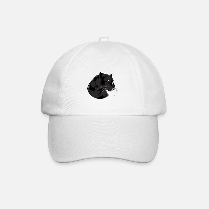 Panther - Baseballkappe - Weiß/Weiß