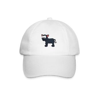 Panther Comic Animal - Casquette classique - blanc/blanc - Devant