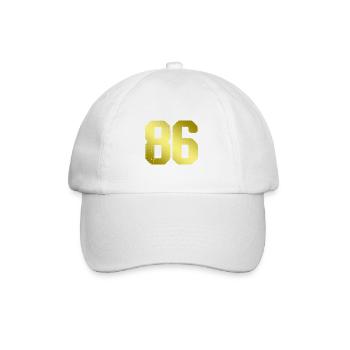 maillot numéro 86 - Casquette classique - blanc/blanc - Devant