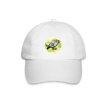 The Turtle Shell - Baseball Cap - white/white - Front